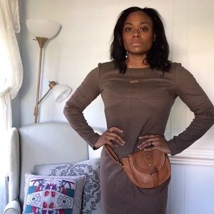 Wool Diane von Furstenberg Body Con Mini Dress